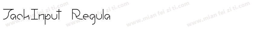 JackInput Regula字体转换